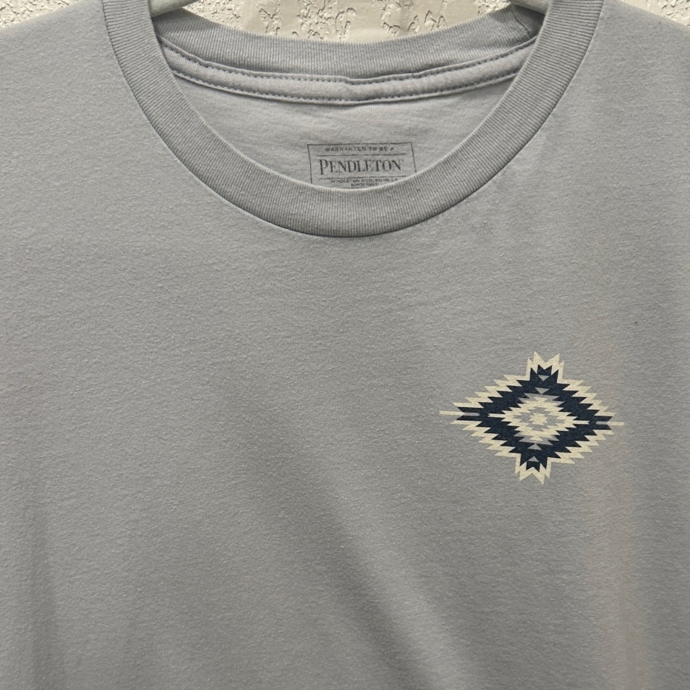 Pendleton Light Gray Short Sleeve Tee - image 2